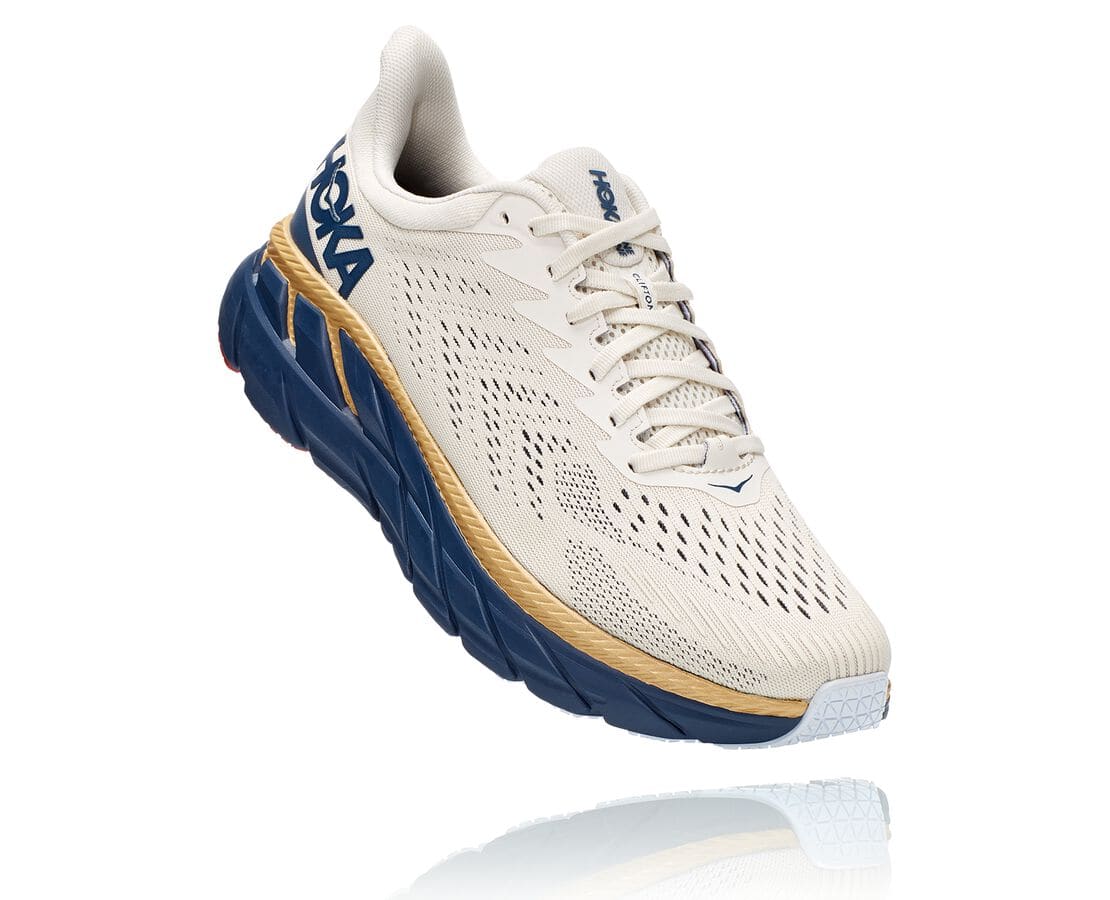 Hoka One One Clifton 7 South Africa - Mens Wide Running Shoes - Indigo,WGRKF-4053